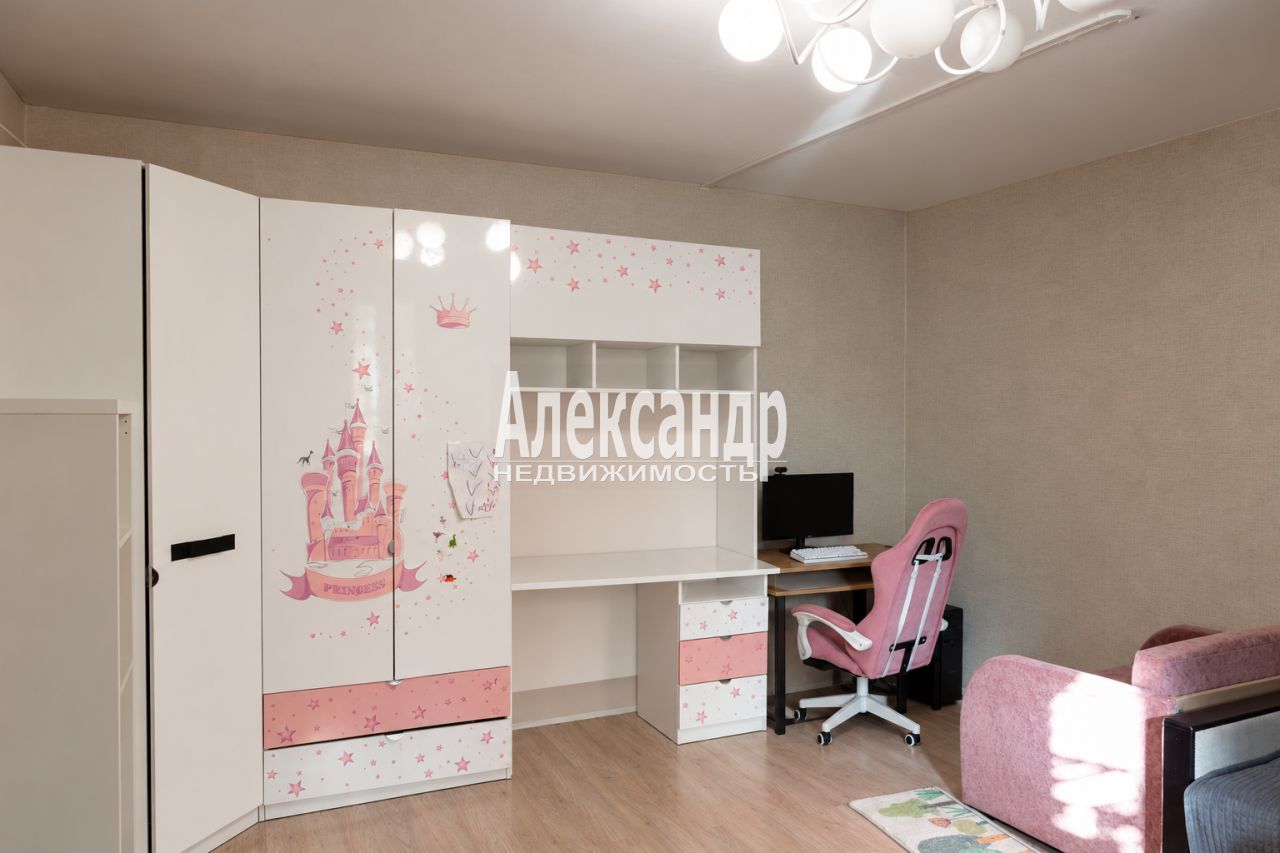 1-комнатная квартира площадью 46 м2