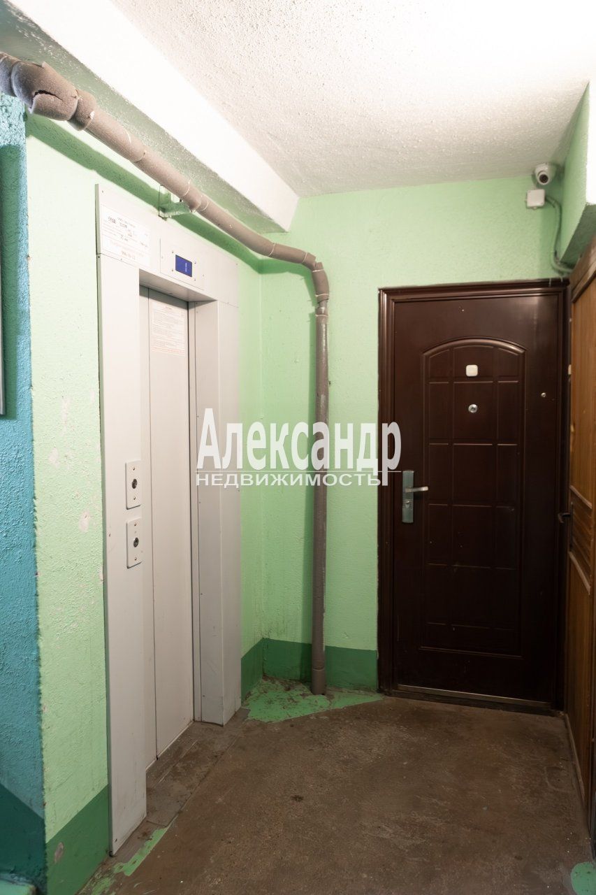 1-комнатная квартира (46м2) на продажу по адресу Санкт-Петербург, проспект Авиаконструкторов, 20к3, подъезд 4— фото 15 из 22