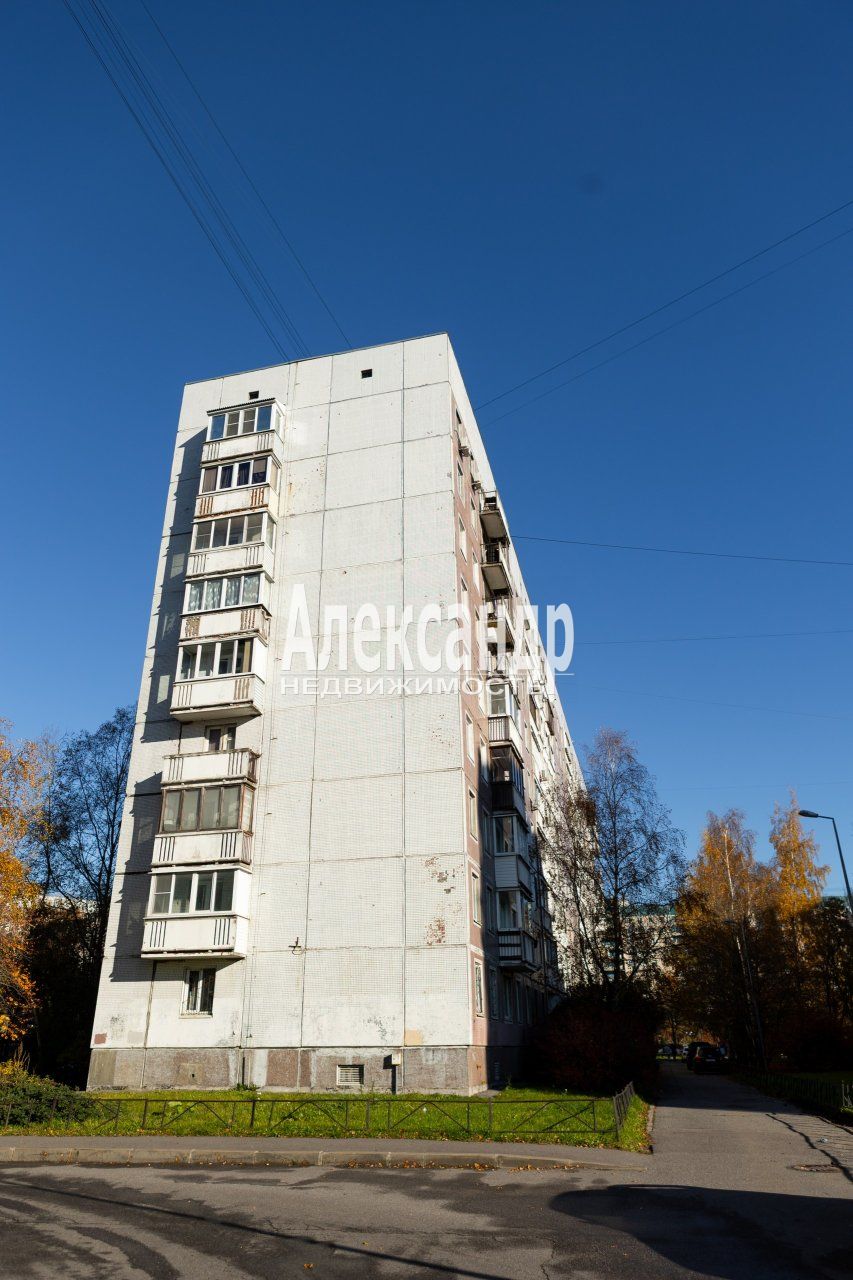 1-комнатная квартира (46м2) на продажу по адресу Санкт-Петербург, проспект Авиаконструкторов, 20к3, подъезд 4— фото 19 из 22