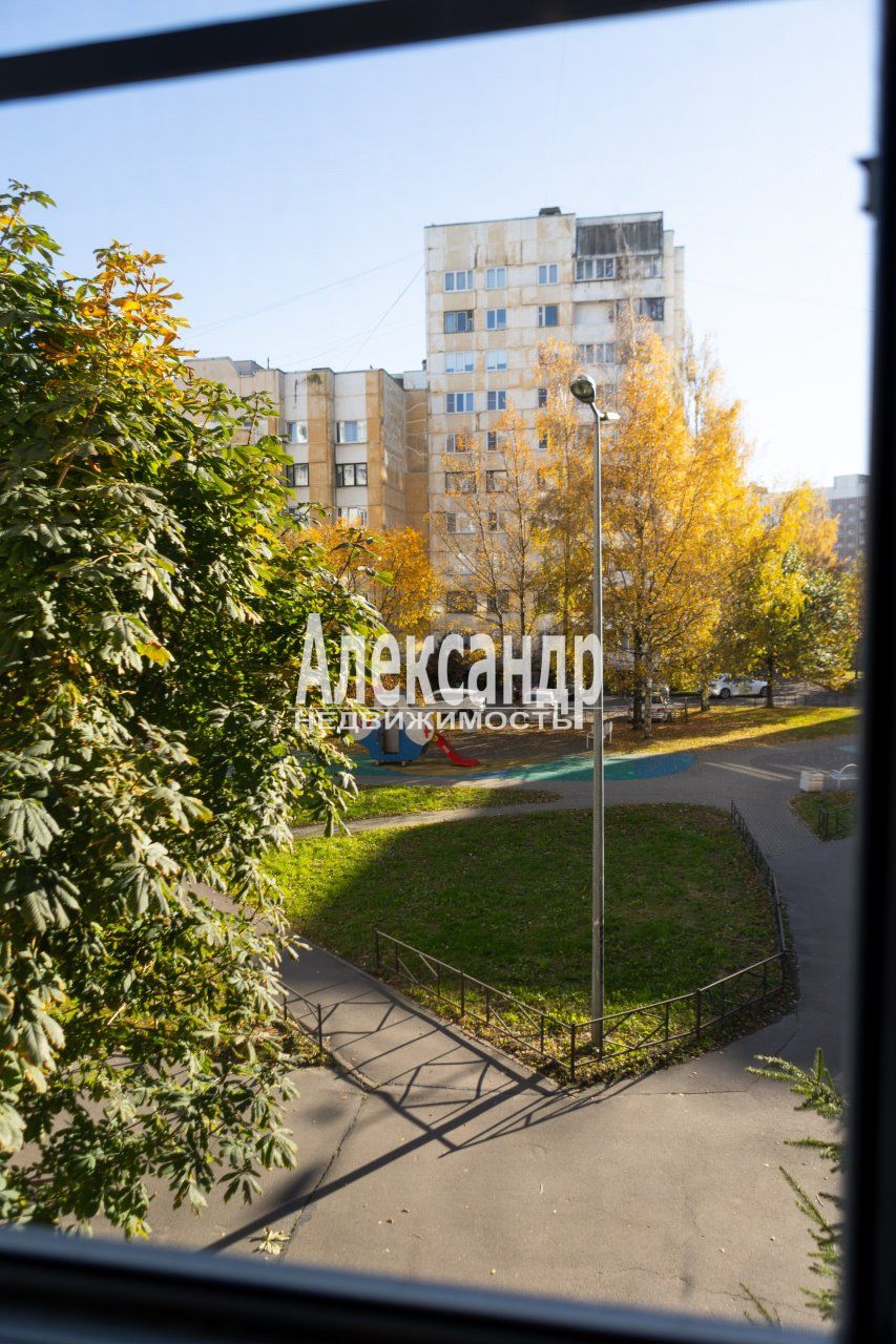 1-комнатная квартира (46м2) на продажу по адресу Санкт-Петербург, проспект Авиаконструкторов, 20к3, подъезд 4— фото 20 из 22
