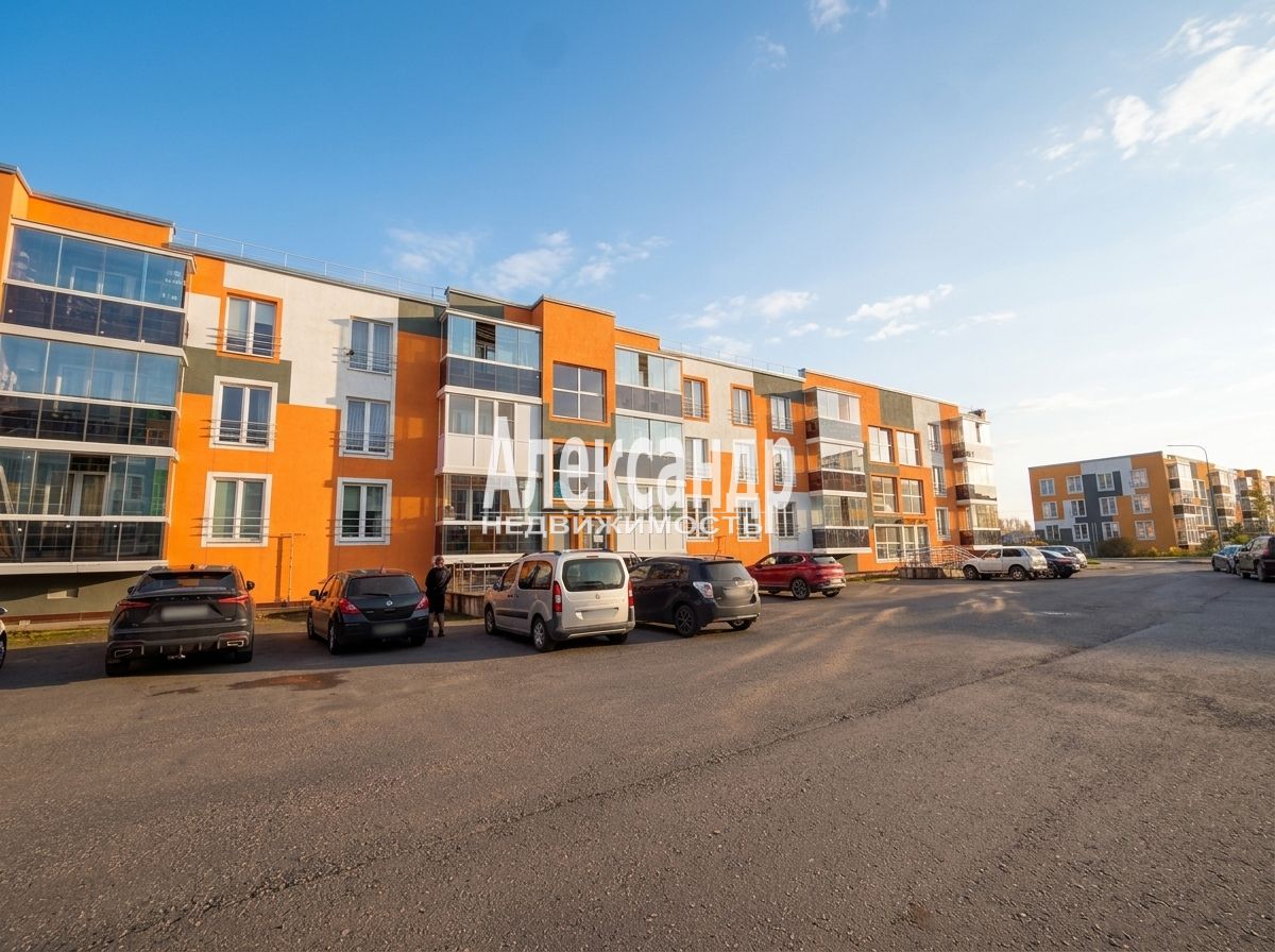 2-комнатная квартира (60м2) на продажу по адресу Ленинградская область, Всеволожский район, Агалатовское сельское поселение, деревня Касимово, жилой комплекс Новокасимово, Цветочная улица, 1— фото 13 из 17