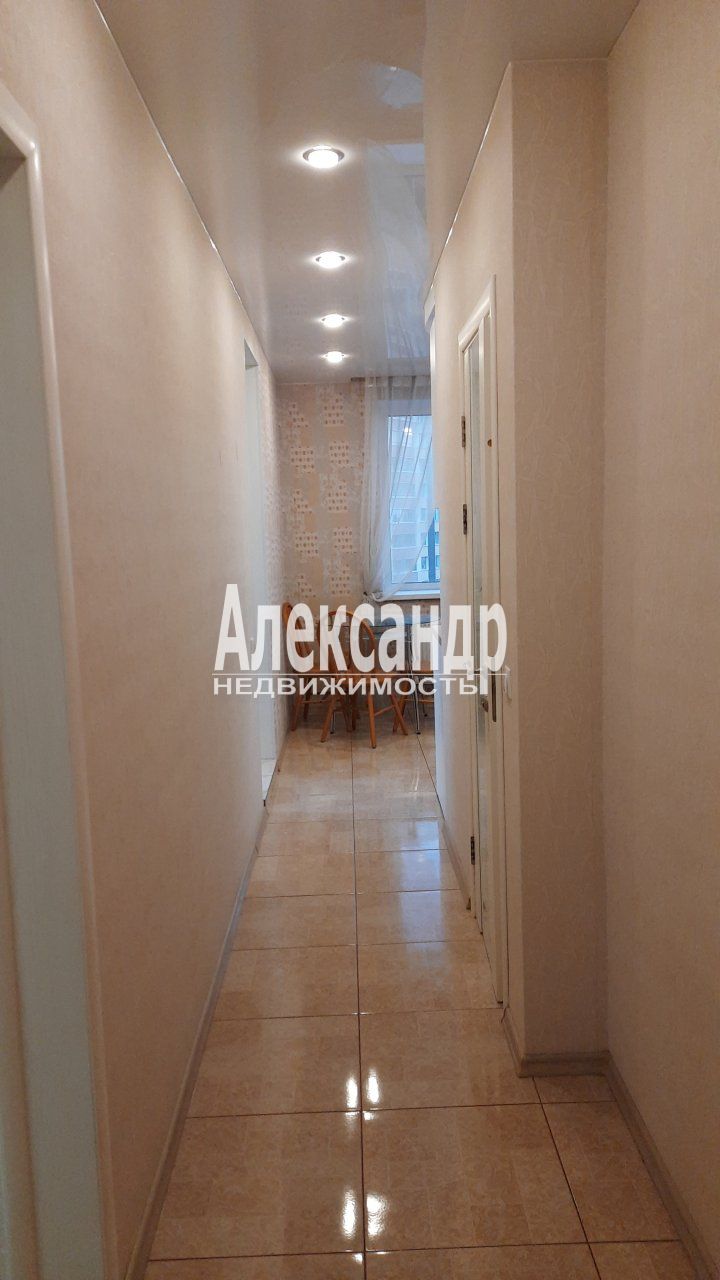1-комнатная квартира (35м2) на продажу по адресу Ленинградская область, Всеволожский район, Заневское городское поселение, Кудрово, Европейский проспект, 14к4— фото 7 из 24