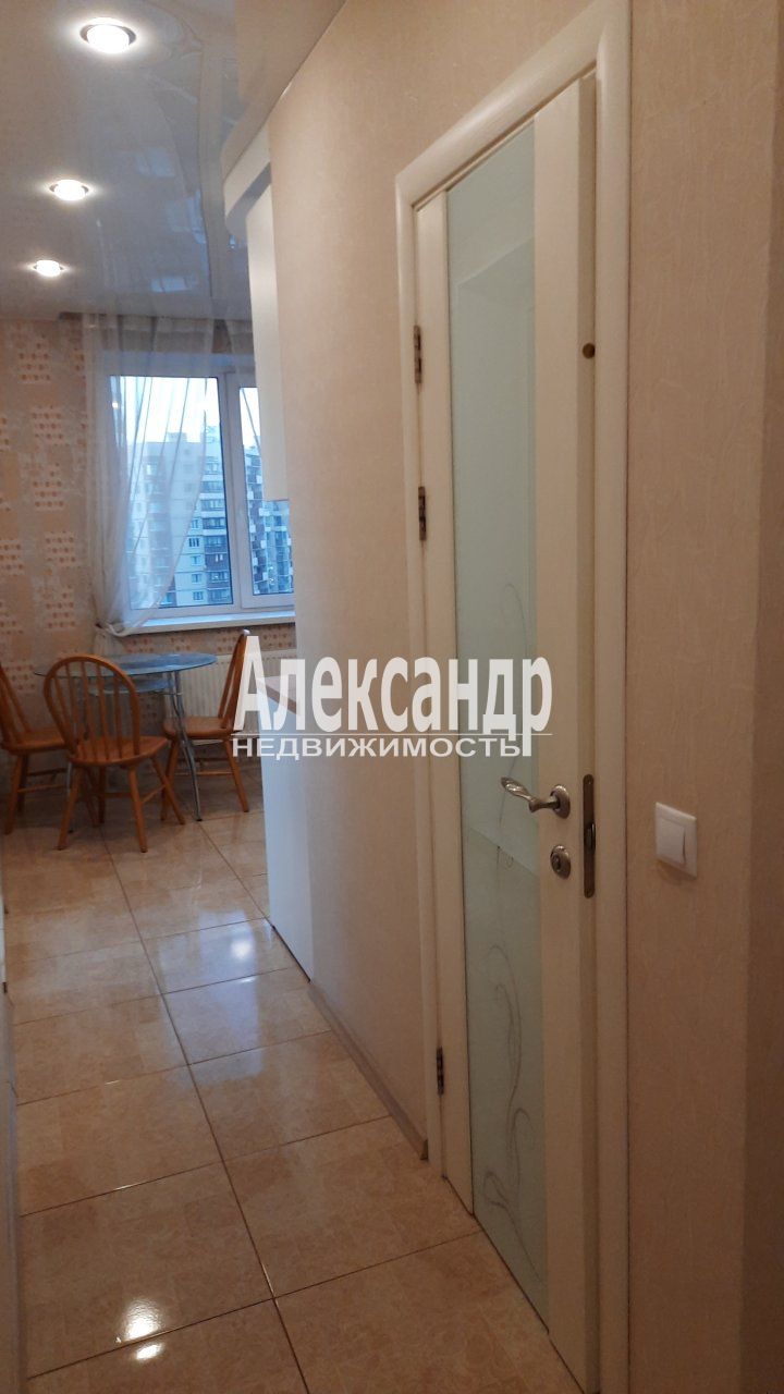 1-комнатная квартира (35м2) на продажу по адресу Ленинградская область, Всеволожский район, Заневское городское поселение, Кудрово, Европейский проспект, 14к4— фото 8 из 24