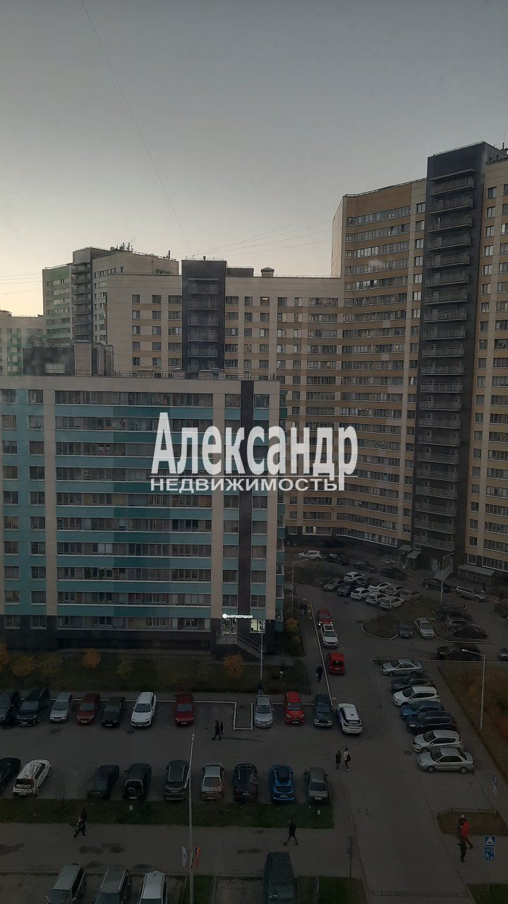 1-комнатная квартира (35м2) на продажу по адресу Ленинградская область, Всеволожский район, Заневское городское поселение, Кудрово, Европейский проспект, 14к4— фото 18 из 24