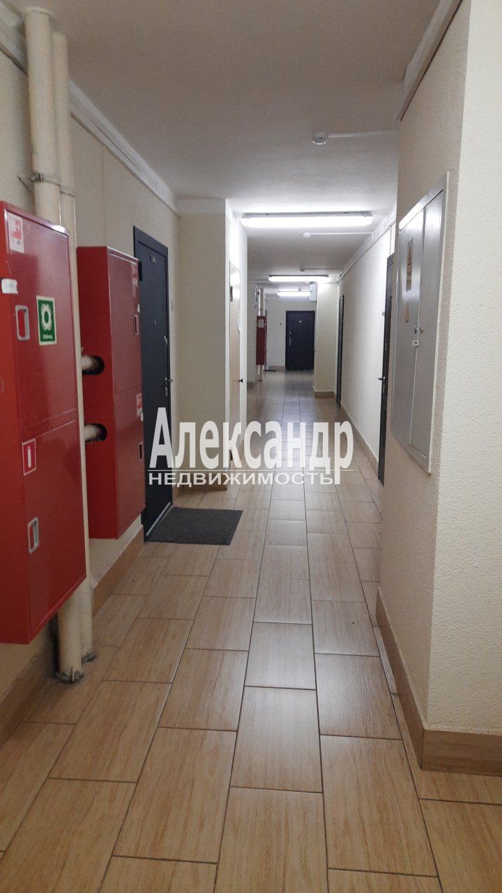 1-комнатная квартира (35м2) на продажу по адресу Ленинградская область, Всеволожский район, Заневское городское поселение, Кудрово, Европейский проспект, 14к4— фото 20 из 24