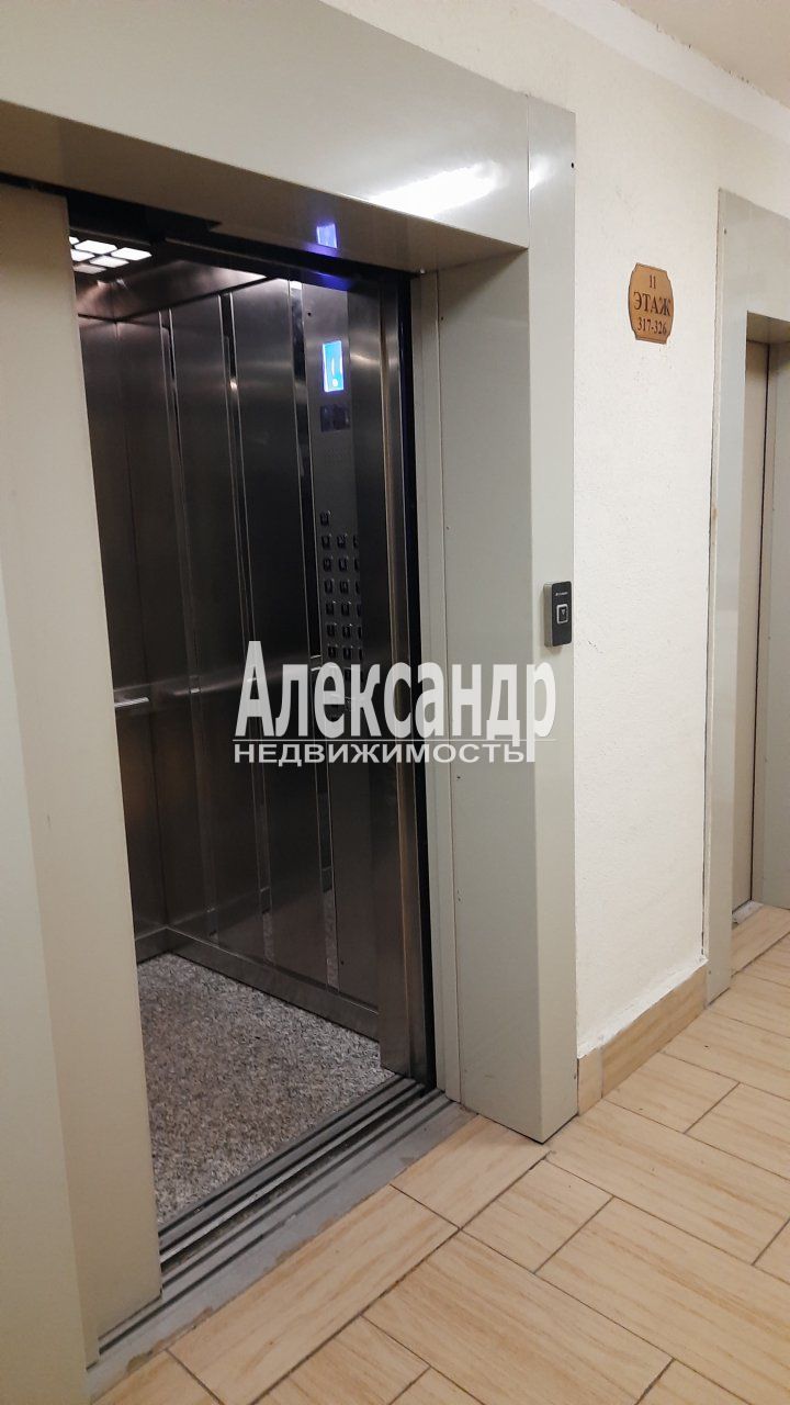 1-комнатная квартира (35м2) на продажу по адресу Ленинградская область, Всеволожский район, Заневское городское поселение, Кудрово, Европейский проспект, 14к4— фото 21 из 24