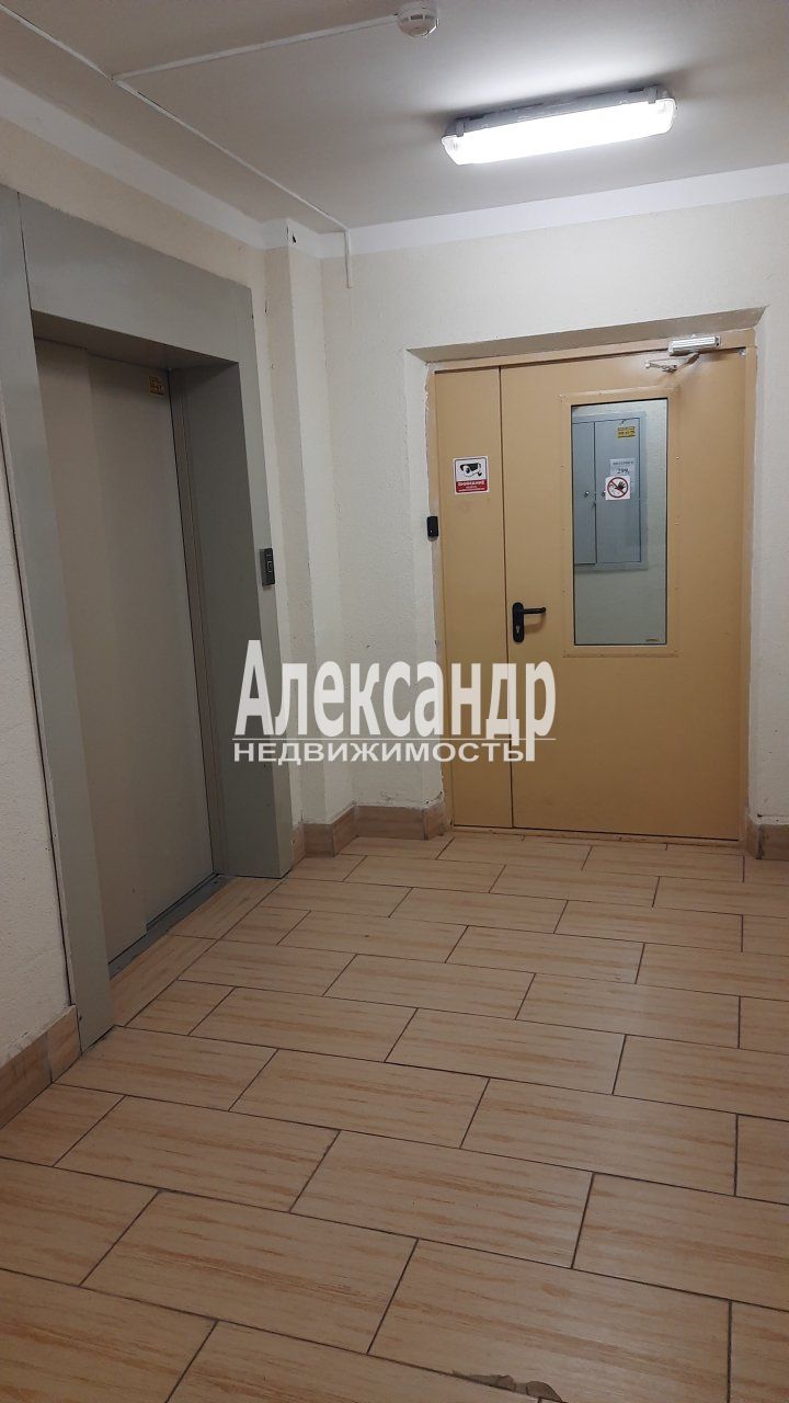 1-комнатная квартира (35м2) на продажу по адресу Ленинградская область, Всеволожский район, Заневское городское поселение, Кудрово, Европейский проспект, 14к4— фото 22 из 24