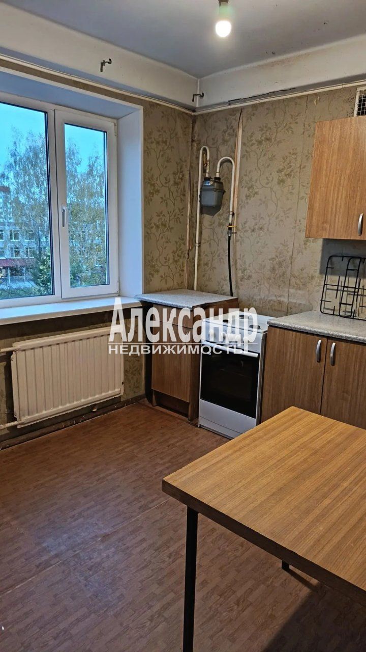 1-комнатная квартира (46м2) в аренду по адресу Ленинградская область, Всеволожск, Александровская улица, 81/1— фото 2 из 12