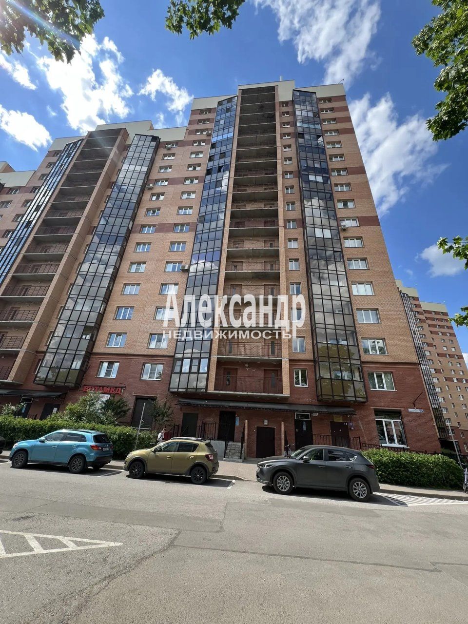 1-комнатная квартира (46м2) в аренду по адресу Ленинградская область, Всеволожск, Колтушское шоссе, 44к1— фото 22 из 23