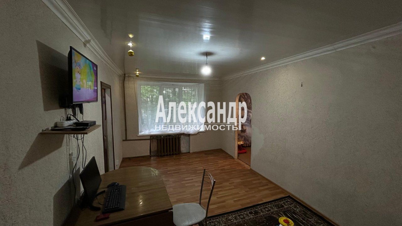 2-комнатная квартира (44м2) на продажу по адресу Ленинградская область, Всеволожский район, Сертолово, микрорайон Чёрная Речка, 6— фото 14 из 18