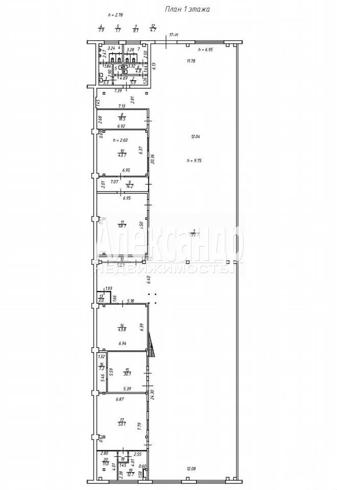 Склад площадью 1550 м2