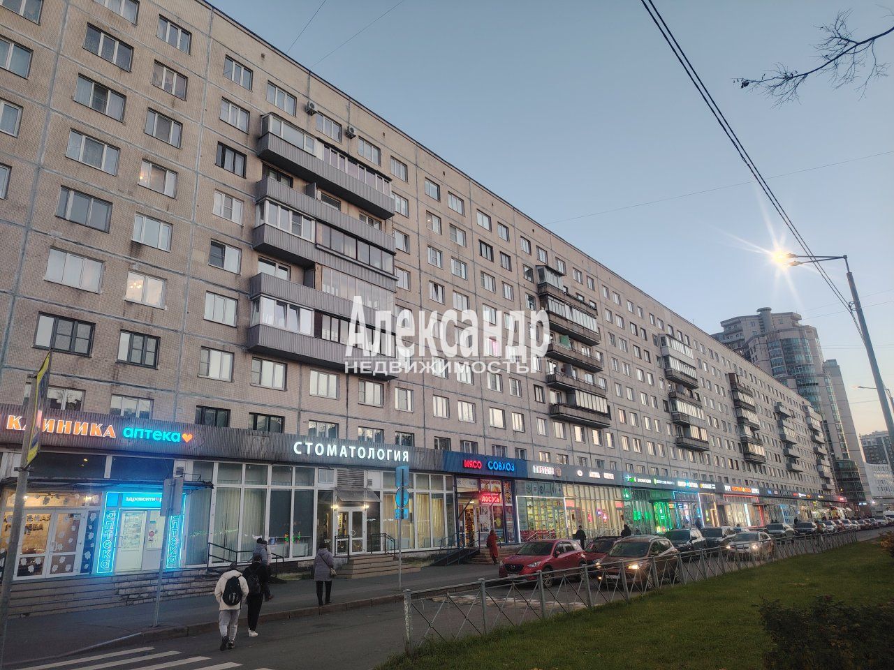 2-комнатная квартира (45м2) на продажу по адресу Санкт-Петербург, Гражданский проспект, 117к1— фото 1 из 23