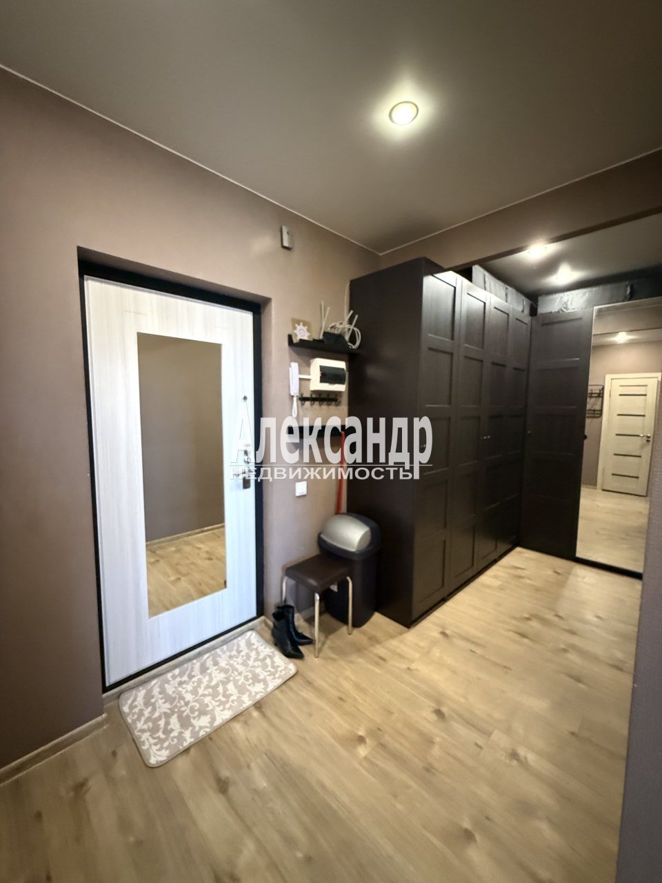 1-комнатная квартира (49м2) на продажу по адресу Санкт-Петербург, Пушкин, Анциферовская улица, 7, подъезд 2— фото 16 из 22