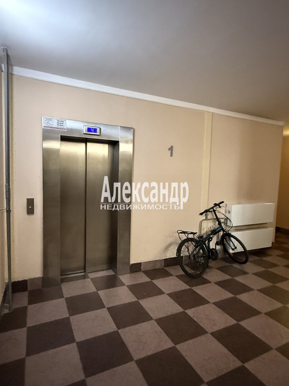 1-комнатная квартира (49м2) на продажу по адресу Санкт-Петербург, Пушкин, Анциферовская улица, 7, подъезд 2— фото 19 из 22