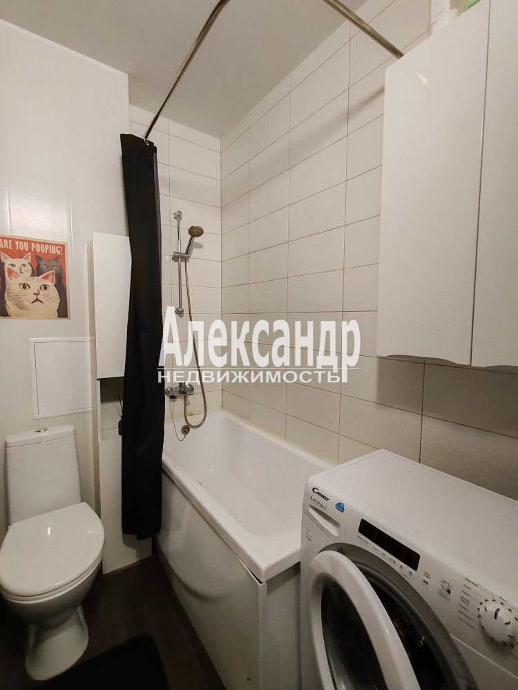 1-комнатная квартира (33м2) в аренду по адресу Санкт-Петербург, Уральская улица, 21— фото 22 из 27