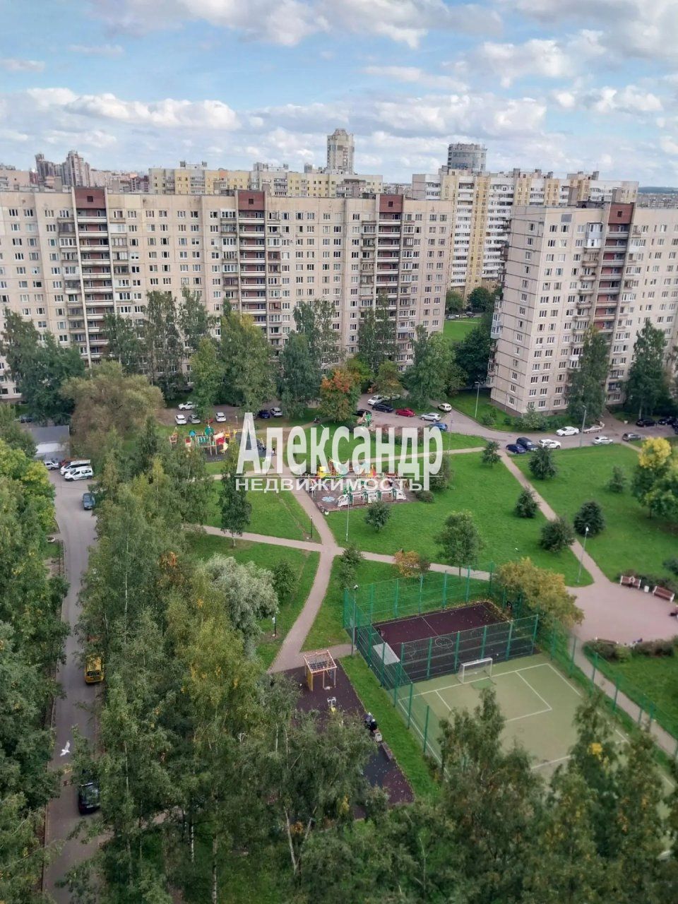 1-комнатная квартира (40м2) в аренду по адресу Санкт-Петербург, Ленинский проспект, 92к3— фото 6 из 14