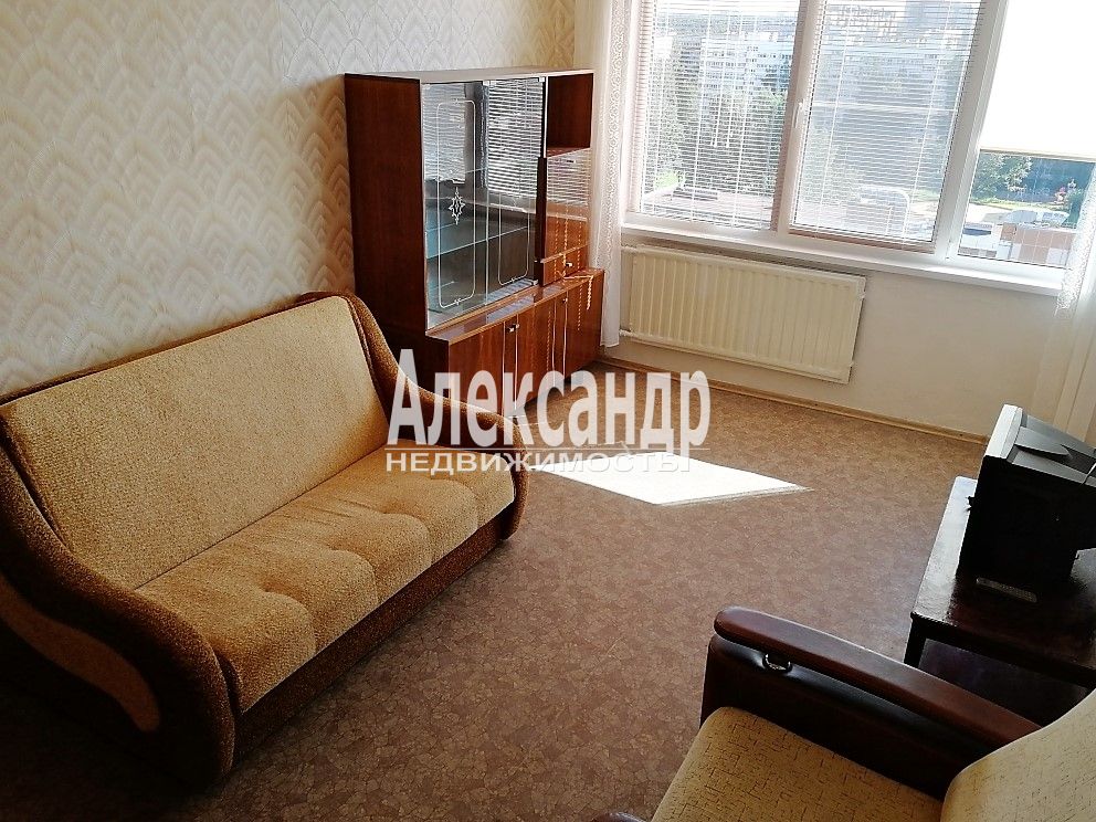 1-комнатная квартира (34м2) в аренду по адресу Санкт-Петербург, Поэтический бульвар, 19к1— фото 5 из 21