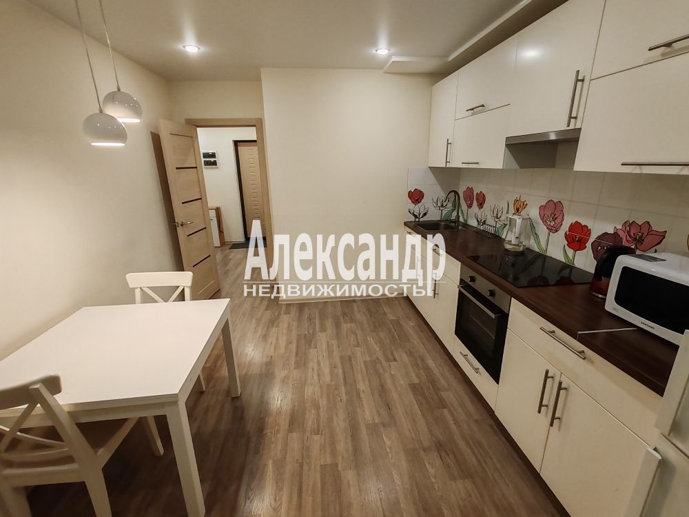 1-комнатная квартира (44м2) в аренду по адресу Санкт-Петербург, Варшавская улица, 6к1— фото 6 из 19