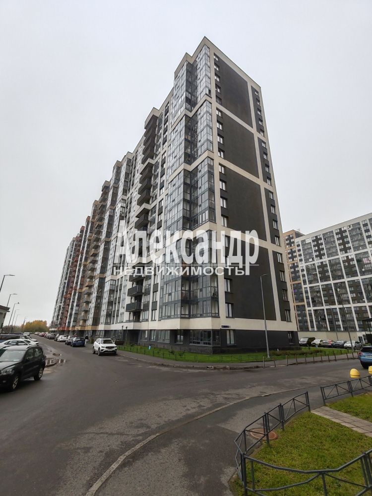 1-комнатная квартира (35м2) в аренду по адресу Ленинградская область, Всеволожский район, Бугры, Тихая улица, 3к2— фото 24 из 28