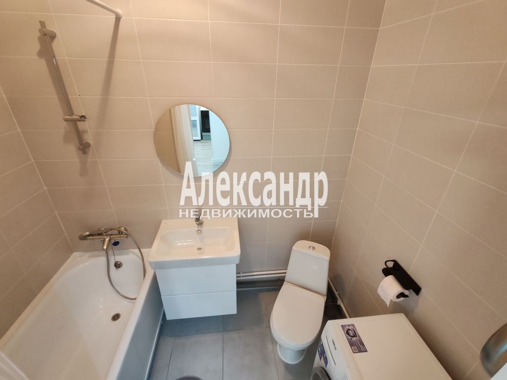 1-комнатная квартира (35м2) в аренду по адресу Ленинградская область, Всеволожский район, Бугры, Тихая улица, 3к2— фото 19 из 28