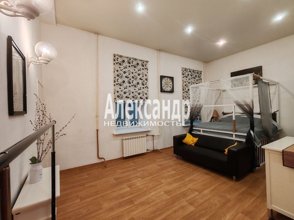 1-комнатная квартира (41м2) в аренду по адресу Санкт-Петербург, Социалистическая улица, 4— фото 1 из 30