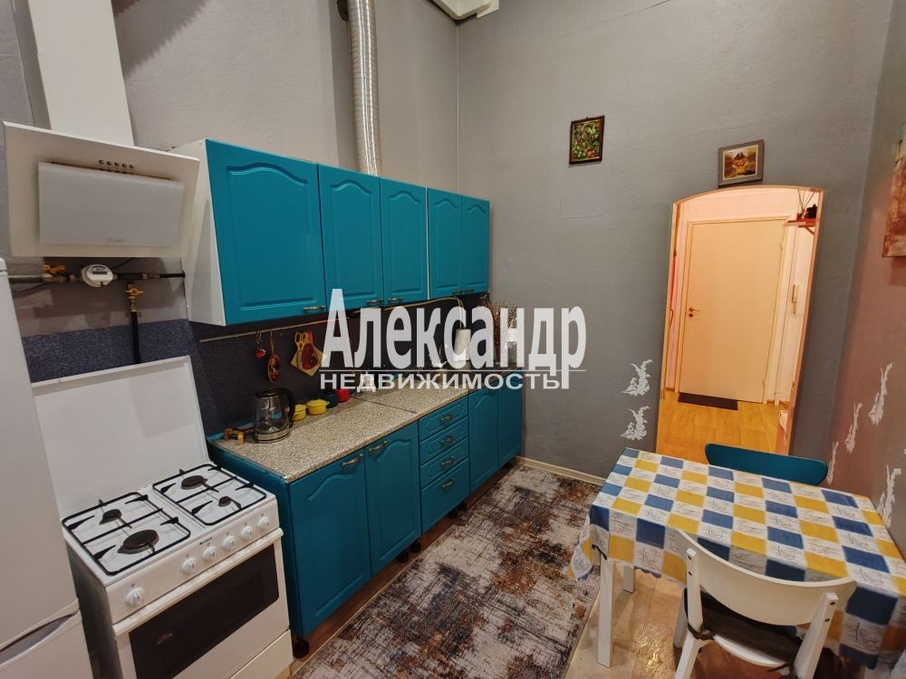 1-комнатная квартира (41м2) в аренду по адресу Санкт-Петербург, Социалистическая улица, 4— фото 14 из 30