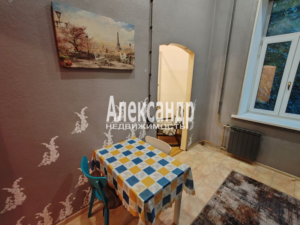 1-комнатная квартира (41м2) в аренду по адресу Санкт-Петербург, Социалистическая улица, 4— фото 17 из 30