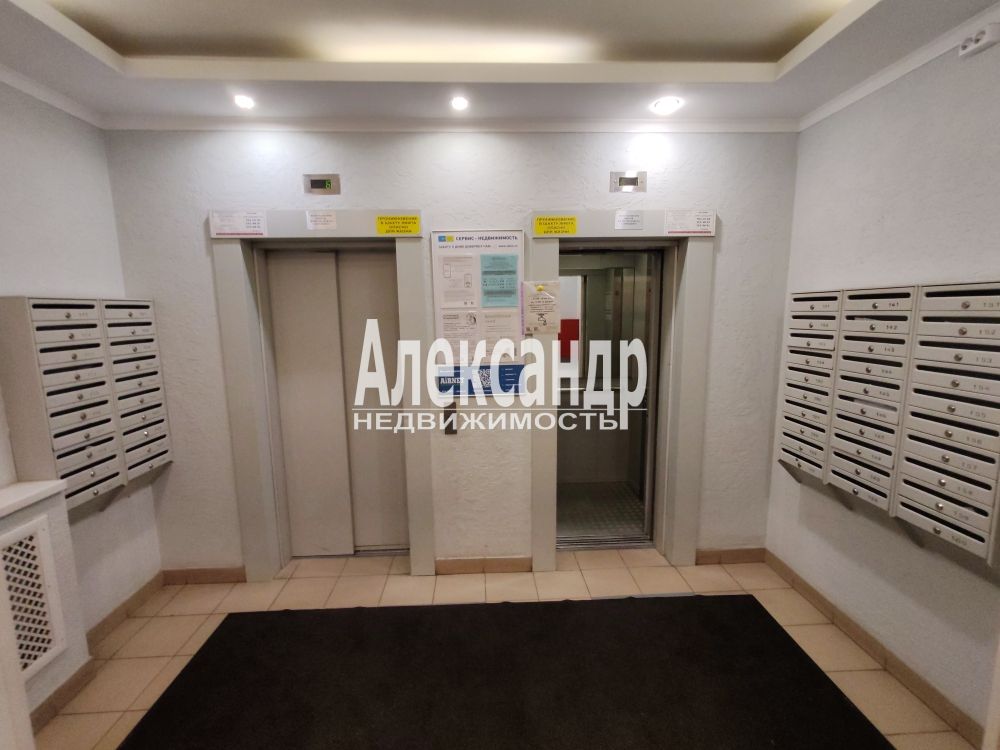 1-комнатная квартира (38м2) в аренду по адресу Санкт-Петербург, Гжатская улица, 22к1— фото 17 из 23