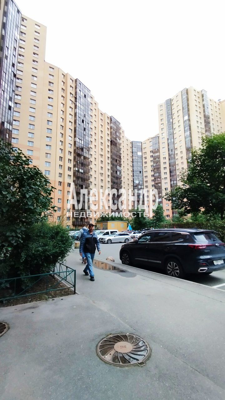 1-комнатная квартира (35м2) в аренду по адресу Ленинградская область, Всеволожский район, Заневское городское поселение, Кудрово, Областная улица, 1— фото 17 из 23