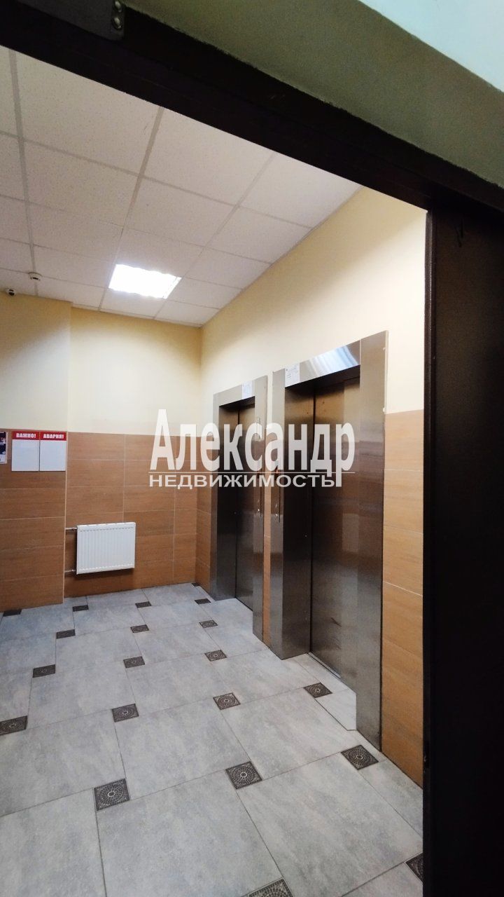 1-комнатная квартира (35м2) в аренду по адресу Ленинградская область, Всеволожский район, Заневское городское поселение, Кудрово, Областная улица, 1— фото 18 из 23