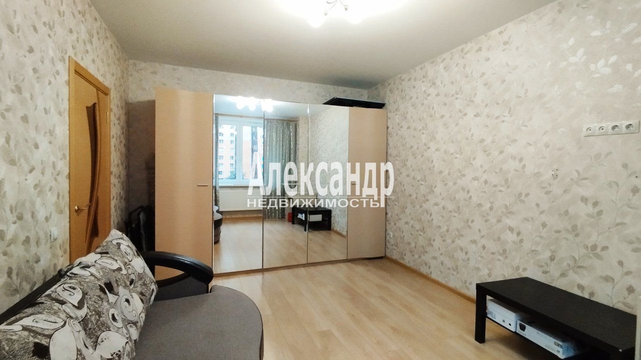 1-комнатная квартира (35м2) в аренду по адресу Ленинградская область, Всеволожский район, Заневское городское поселение, Кудрово, Областная улица, 1— фото 8 из 23