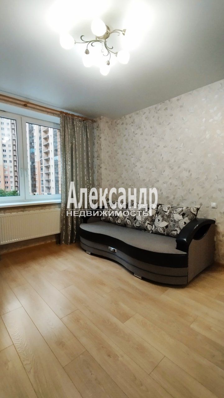 1-комнатная квартира (35м2) в аренду по адресу Ленинградская область, Всеволожский район, Заневское городское поселение, Кудрово, Областная улица, 1— фото 9 из 23