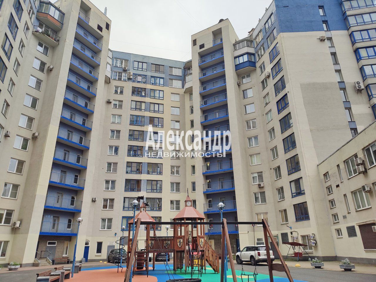 2-комнатная квартира (61м2) в аренду по адресу Санкт-Петербург, улица Кораблестроителей, 32к1— фото 23 из 27