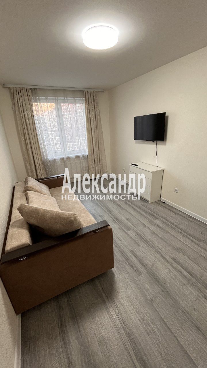 3-комнатная квартира (74м2) в аренду по адресу Ленинградская область, Всеволожский район, Свердловское городское поселение, деревня Новосаратовка, улица Первых, 2к4— фото 5 из 9