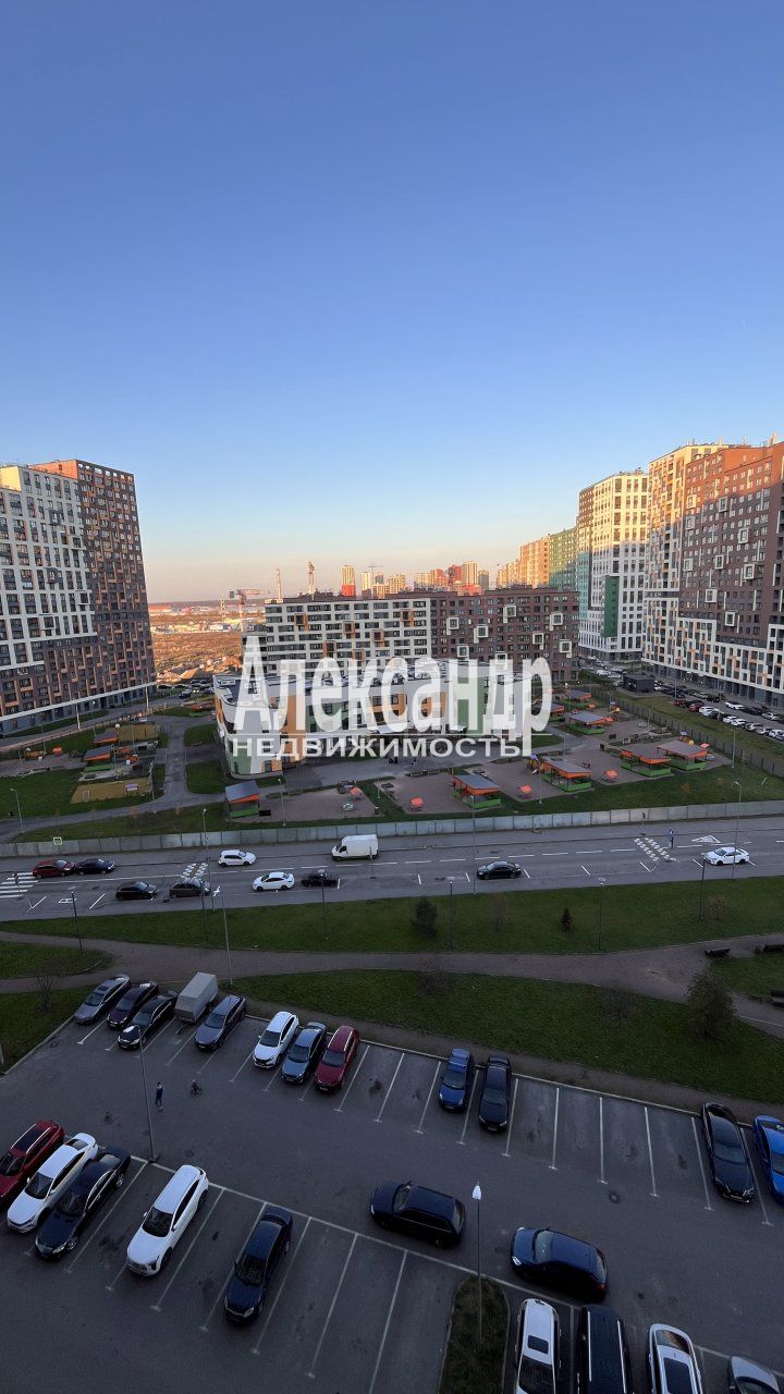 3-комнатная квартира (74м2) в аренду по адресу Ленинградская область, Всеволожский район, Свердловское городское поселение, деревня Новосаратовка, улица Первых, 2к4— фото 8 из 9