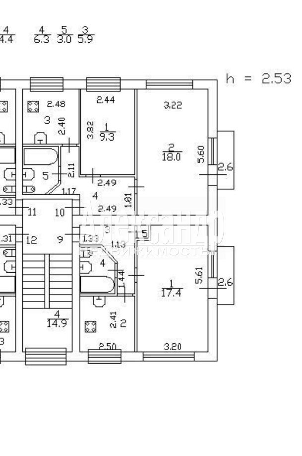 2-комнатная квартира (43м2) на продажу по адресу Санкт-Петербург, Кубинская улица, 20— фото 2 из 10