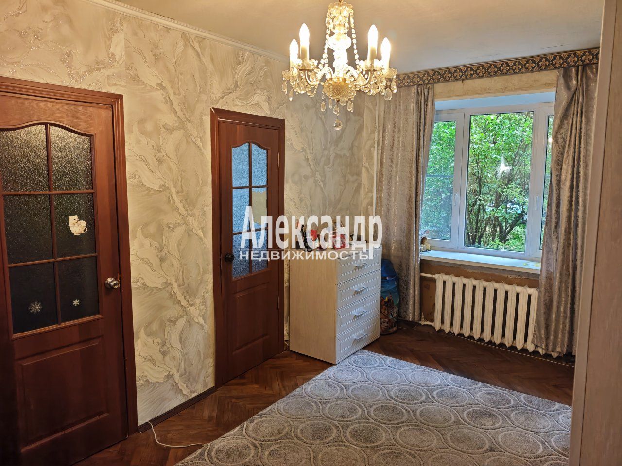 2-комнатная квартира (43м2) на продажу по адресу Санкт-Петербург, проспект Тореза, 78— фото 3 из 19